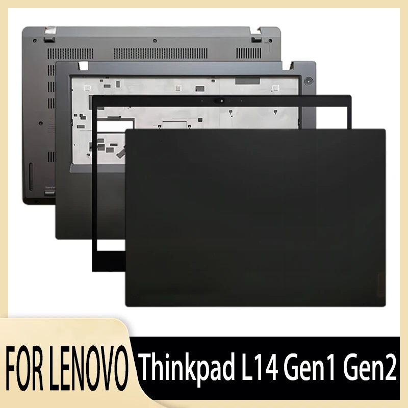 

Laptop Upper Lower Cover for Thinkpad L14 Gen1 Gen2 Screen Back Case Palm Rest Bottom Shell