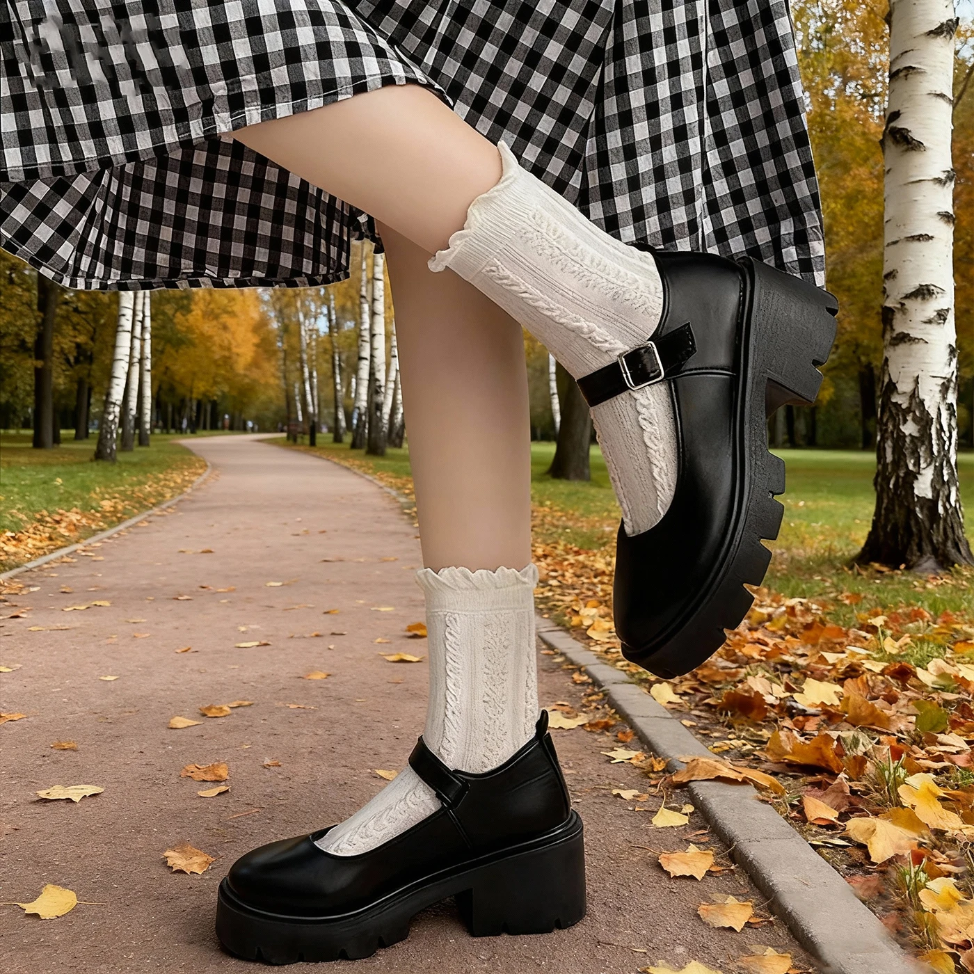 Black Lolita Platform Shoes Women Japanese Style Classic Kawaii Tea Party Cosplay Female Loli Shoes Vintage Lovely Gothic Style