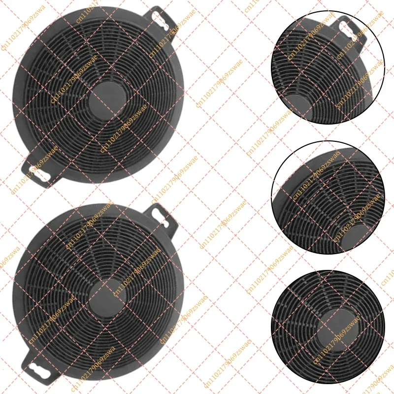 Activated Carbon Extractor Filter for Cooker Hood & Range Hood, 2PCS Household Kitchen Replacement