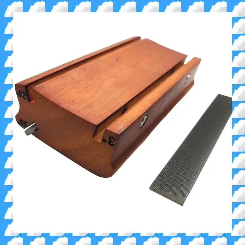 Lima de traste de guitarra de precisión ONGE de 3/23/35 grados para lijar, pulir, coronar y biselar extremos, parte B