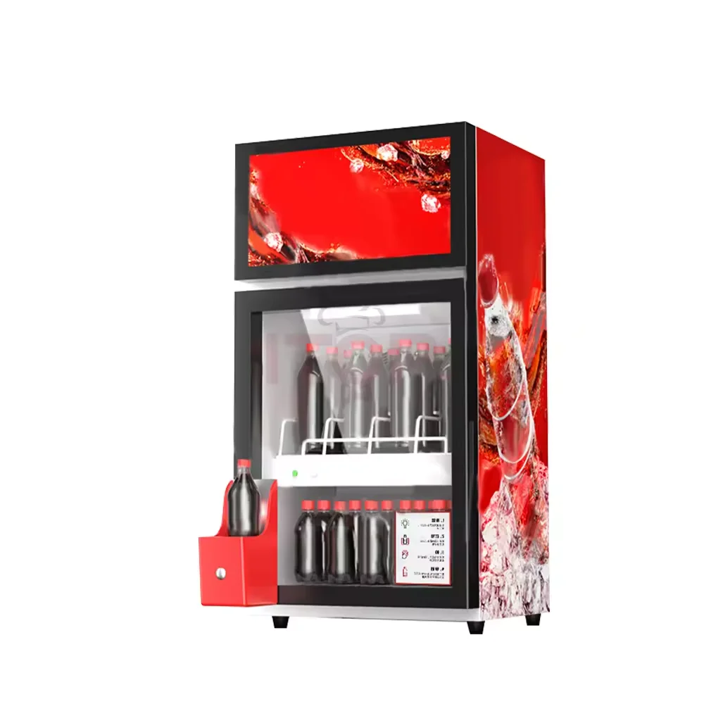 

Commercial Bottle Slush Machine Refrigerator Display Refrigeration -2C--15C Small Vertical Single Door Refrigerator Freezer