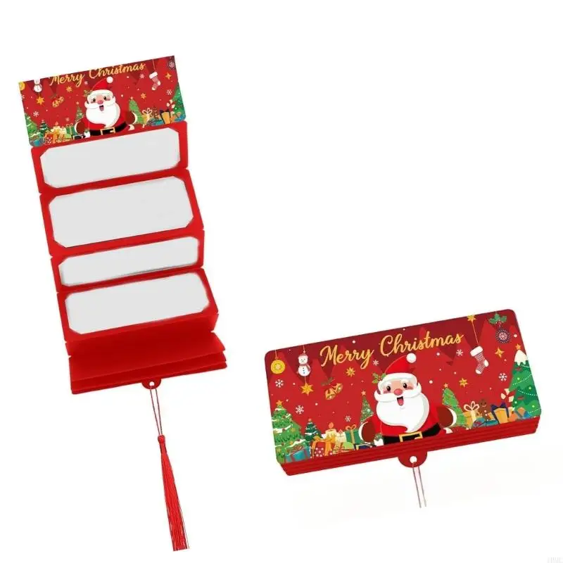 Christmas Celebration Money Pockets Section Paper Envelope Set Festival Storage J0MC