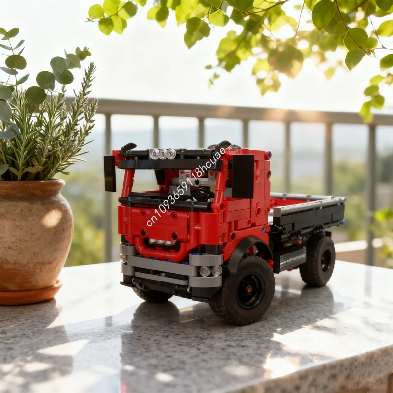 

879pcs MOC Alternate Model Road Truck Technical Building Blocks Toys Construction DIY Assemble Christmas Gifts Creative Idea