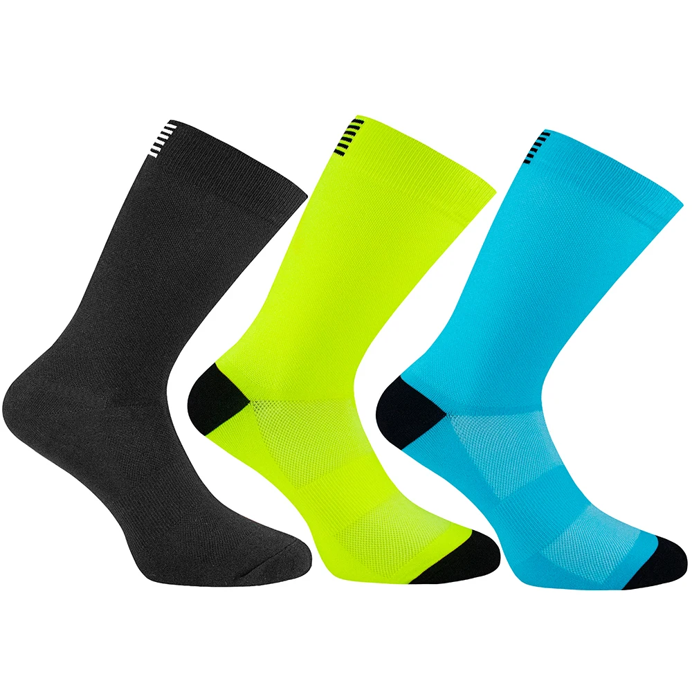 Calcetines de calidad para hombre y mujer, medias profesionales de ciclismo para equipo alto, calcetines transpirables para bicicleta, ropa deportiva para exteriores, calcetines de carreras 2021