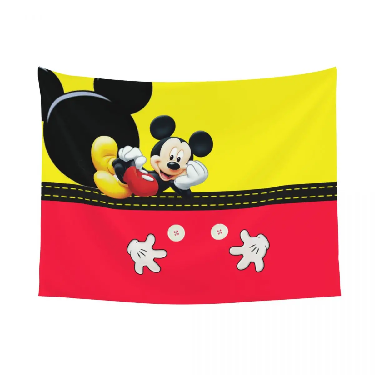 Custom Mickey Mouse Minnie Tapestry Hippie Room Decor Anime Cartoon Tapestries Wall Hanging for Bedroom Home Decoration