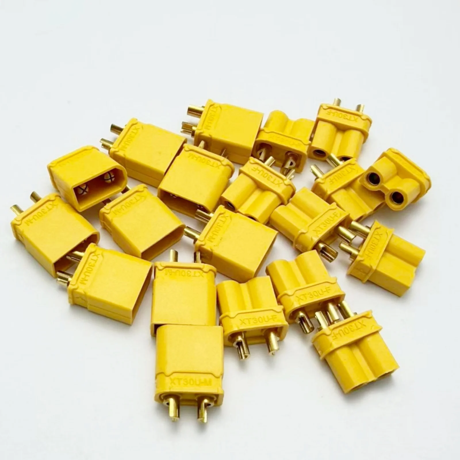 10Pcs XT30U XT30 Connector Male Female Bullet Banana Connectors Plug For RC FPV Lipo Battery RC Quadcopter ESC