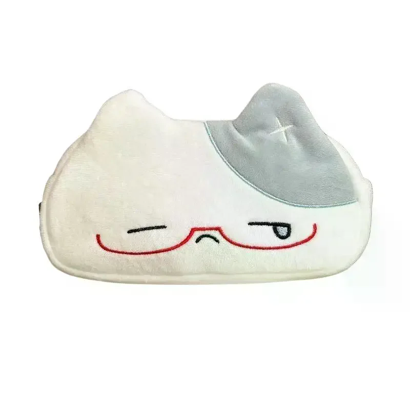 High Quality Plush Pen Bag French Toast Cat Large Capacity Stationery Bag Stationery Organizer Student