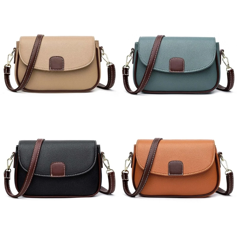 Multicolor Crossbody Bag for Women Female Bag PU Leather Shoulder Bag