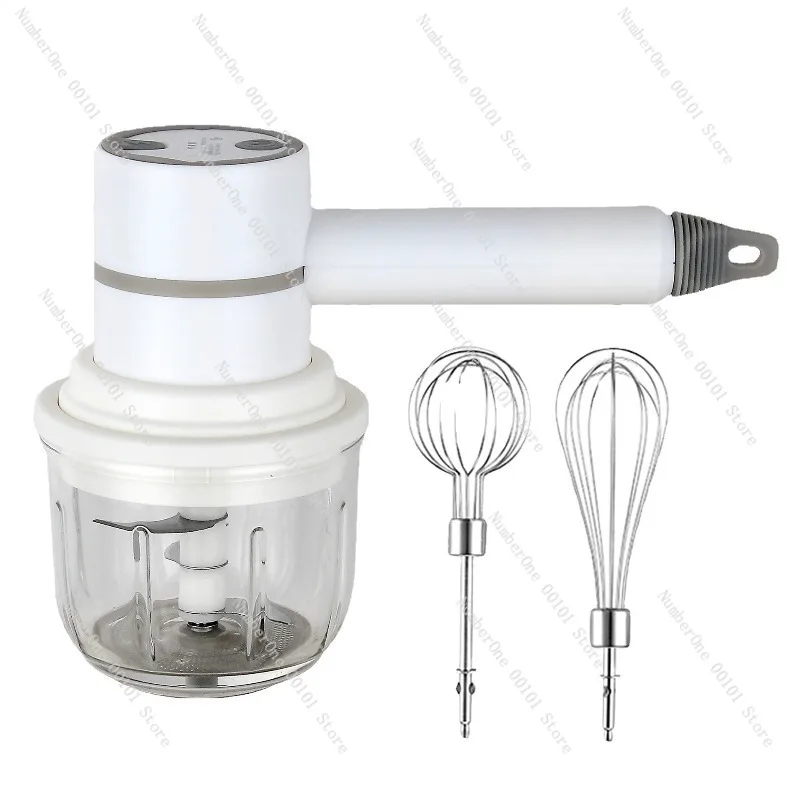 Wireless Electric Egg Beater, Mini Cream Whipper, Handheld Rechargeable Mixer for Cake Baking and Household Use