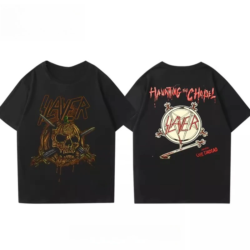 القاتل الفرقة الطرفية قصيرة الأكمام الرجال والأطفال تي شيرت ثلاثية الأبعاد ألياف البوليستر تورنت المعادن روك الشارع فضفاضة قصيرة الأكمام