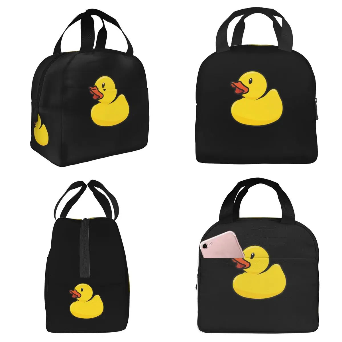 

Термосумка для обедов Rubber Duck 1 для женщин, офисная термосумка-холодильник, герметичный контейнер для еды