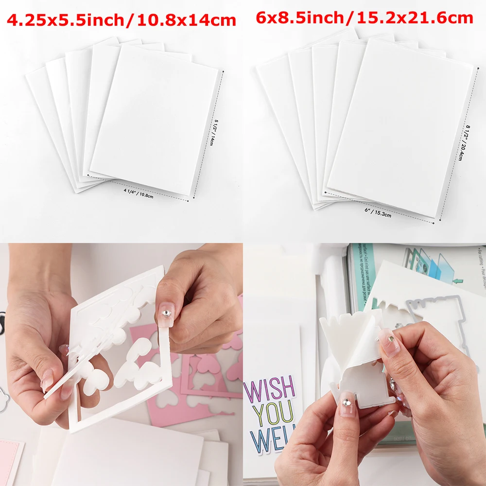 5pcs/set Double Sided Adhesive Foam Sheets 2mm Thickness Self-adhesive Foam for DIY Scrapbooking Shaker Card Adding Dimension