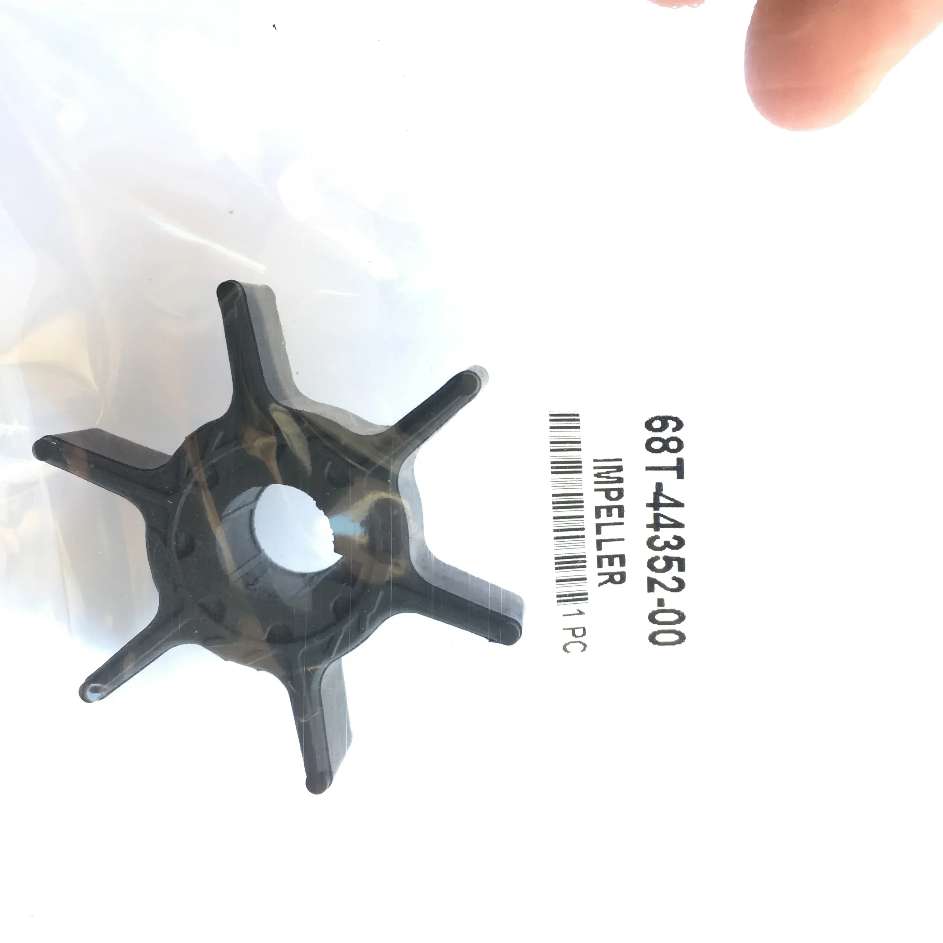 Boat Engine Impeller 68T-44352-00 68T-44352-00-00 18-8910 for Yamaha 9.9HP 8HP 6HP 4 -Stroke Outboard Motors