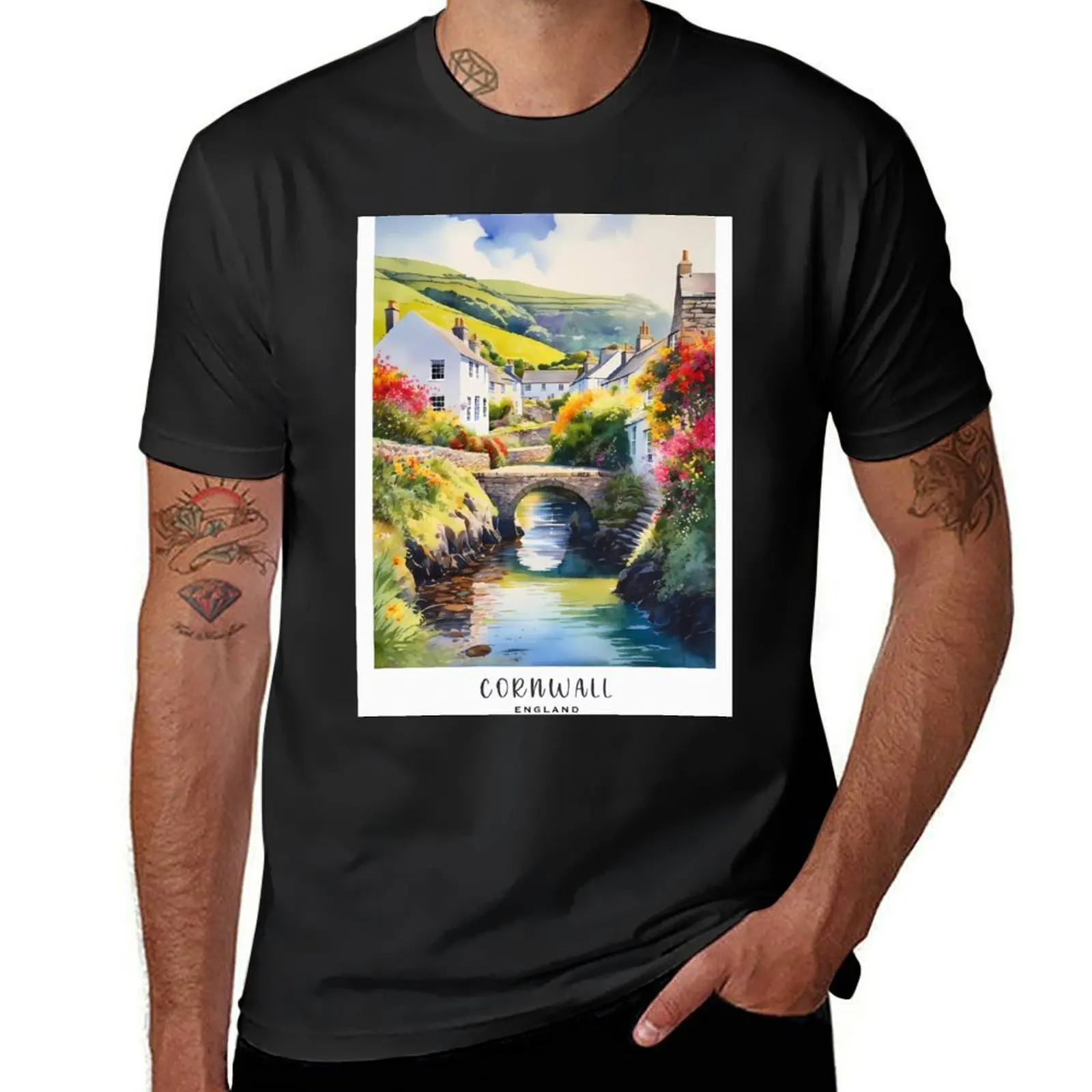 

CORNWALL : /England : Artistic Inspirations: Creativity and Culture in Cornwall T-Shirt plain customs slim fit t shirts for men