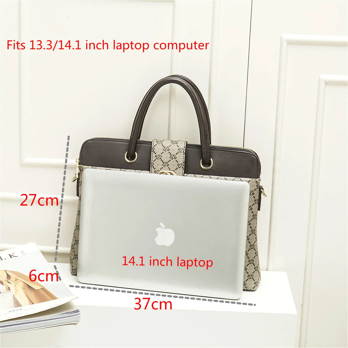 Malas de Couro Feminina, Maleta Laptop, Bolsa de Escritório para Trabalho, Bolsas Crossbody Femininas, Bolsas Empresariais, Moda, 2024