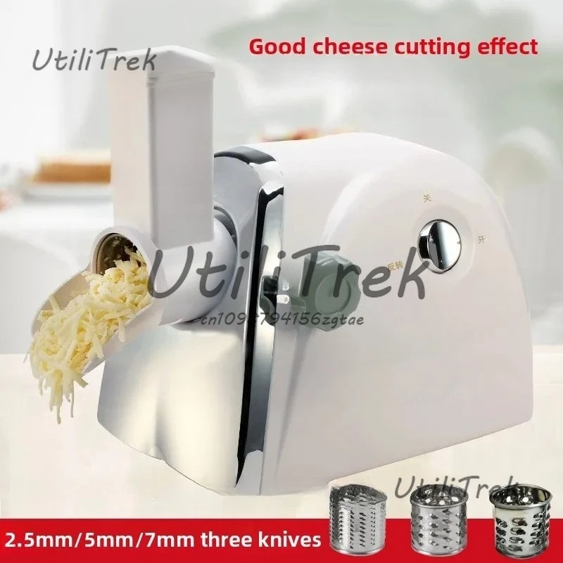 

Electric commercial cheese grater, fully automatic cheese shredder, stainless steel mozzarella maker G33/G31
