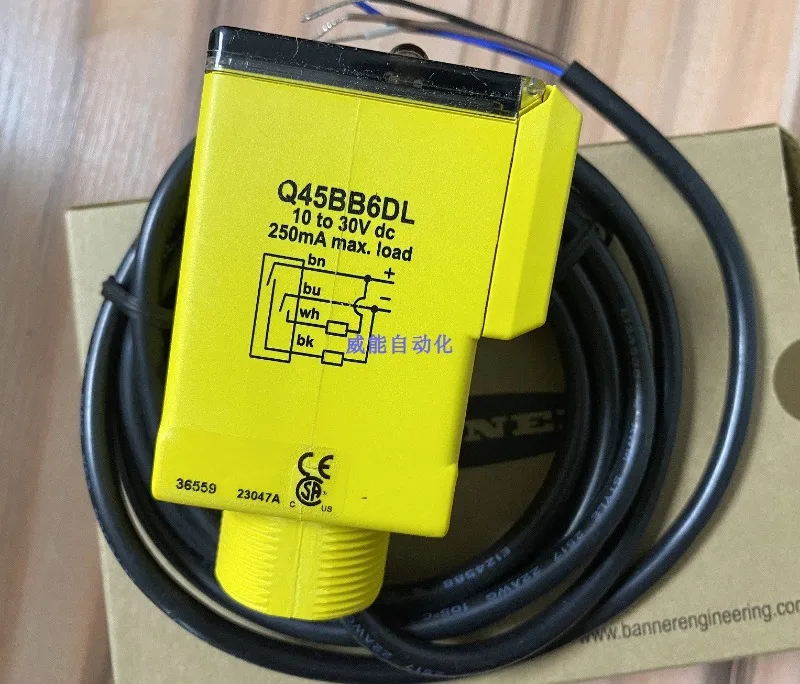 Q45BB6DL diffuse reflection photoelectric sensor, close-range object sensing switch
