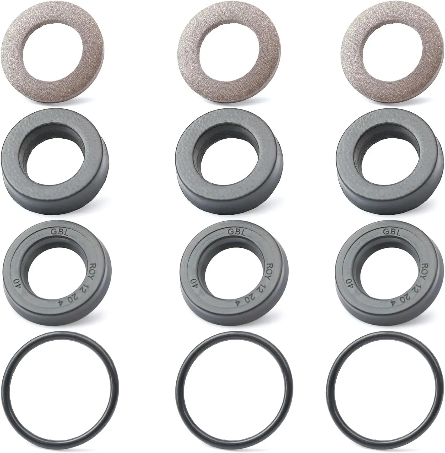 

Комплект уплотнений насоса низкого и высокого давления для насосов омывателя AAA 530001-530030 из 12 шт.