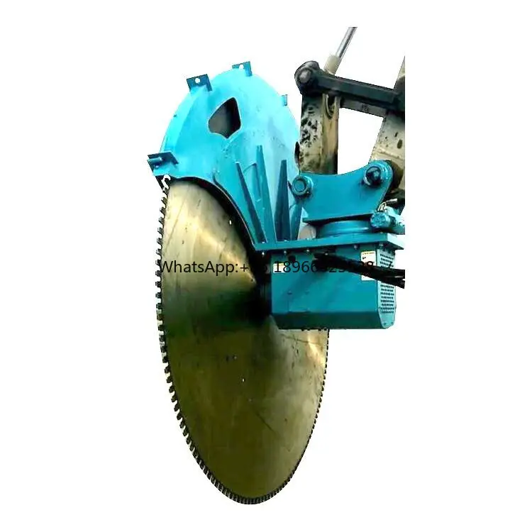 high performance Excavator rock stone saw attachments with 1.6m diameter