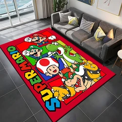 15 Maten Super Mario Bros Film Game Gebied Tapijt, Tapijt Voor Thuis Woonkamer Slaapkamer Sofa Deurmat Keuken Decor, Antislip Vloermat Mat