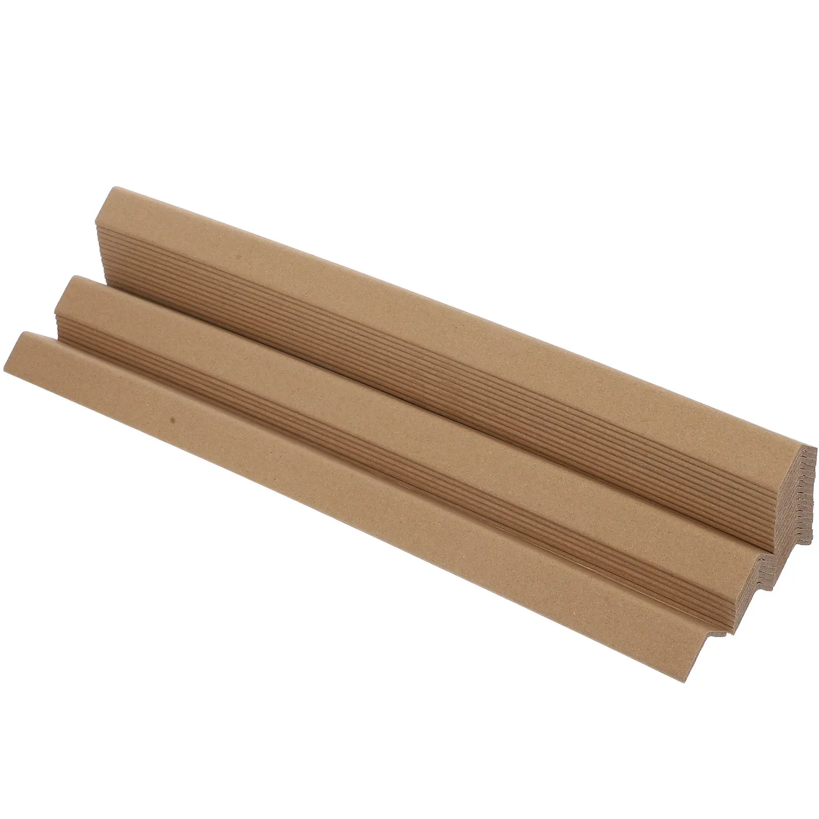24Pcs Thickened Stackable Paper Corner Protectors L Shaped Packaging Edge Guards Carton Box Shipping Packaging Protection
