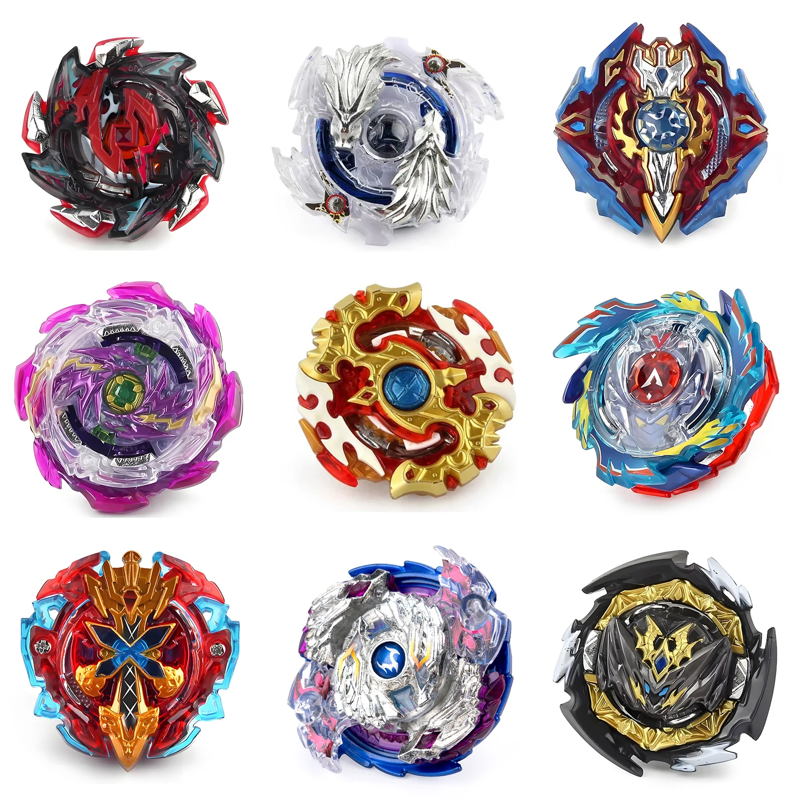 2025 New Burst Battle Gyro Classic Styles Gyroscope Spinning Top B100 B103 B66 B97 B102 Assemble Gyroscope Battling Top Toys