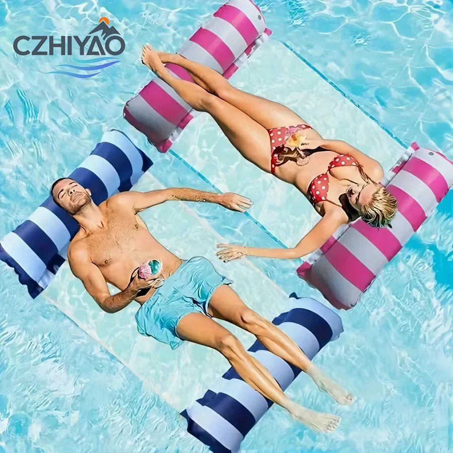 

CZHIYAO 4-in-1 Water Hammock Recliner Inflatable Pool Floats Adult Party Party Water Rest Floating Row For Lake Hot Springs