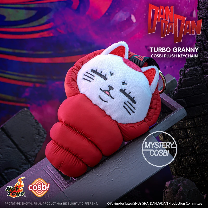 Hot Toys DANDADAN Cosbi Plush Keychain Collection Turbo Granny Momo Okarun Chiquitita Blind Box Doll Birthday Mysterious Gifts