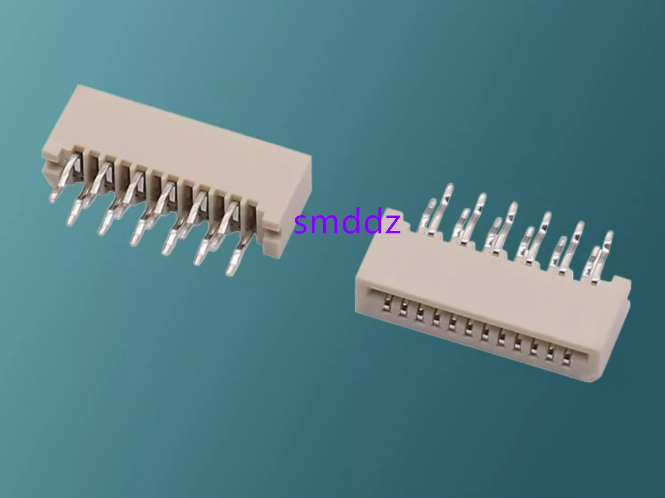 50pcs / FPC connector with 1.0mm spacing misalignment pin, single contact surface direct insertion