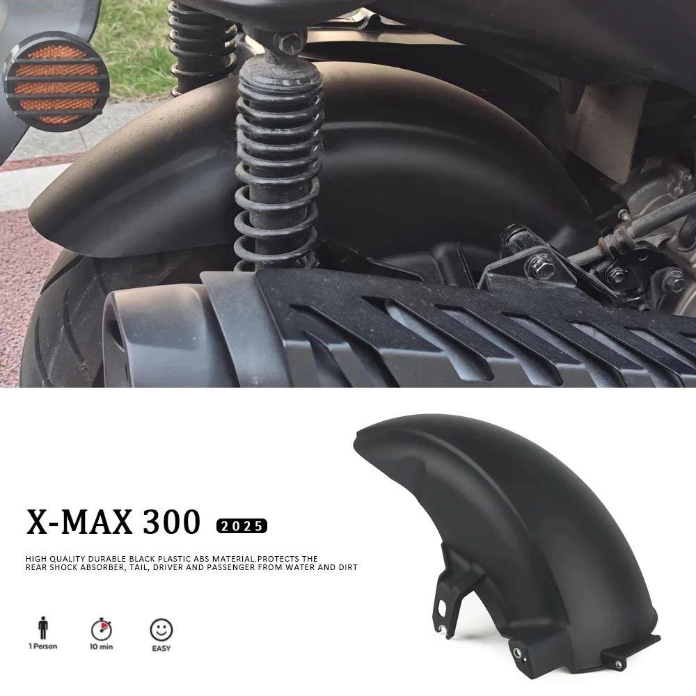

2025 Rear Tire Hugger Fender Mudguard Wheel Splash Guard For Yamaha X-MAX300 XMAX 300 XMAX300 V3 Motorcycle Accessorie X-Max 300