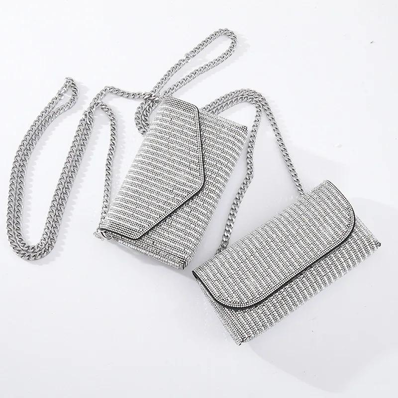 موضة جديدة الماس سلسلة حقيبة كروسبودي تنوعا حقيبة يد كتف واحدة خفيفة الوزن تصميم ثلاثية الأبعاد بولي Material المواد حقيبة يد B1 #1