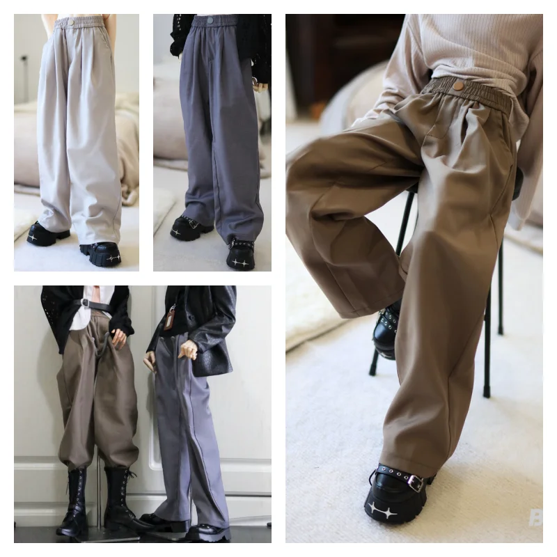 

BJD Doll Clothes For ID75 UF75 YC75 Doll Wide Leg Pants Trousers Dolls Clothing Accessories(No Doll)