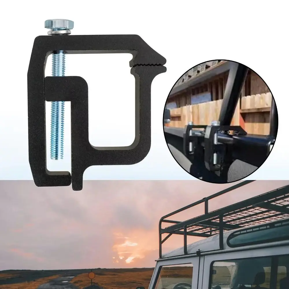 

Aluminum Truck Canopy Clamps Secure Fastener Camper Shell Mounting Clamps Heavy-Duty Black/Silver Truck Cap Mounting Clamps