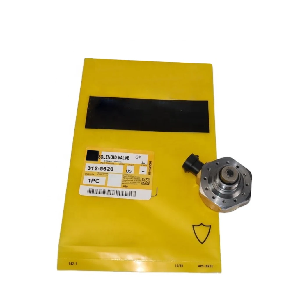 

Excavator solenoid valve assembly 286-1511 2861511 312-5620 3125620 for Caterpillar E320D C6 C6.4 fuel pump 3264635 326-4635