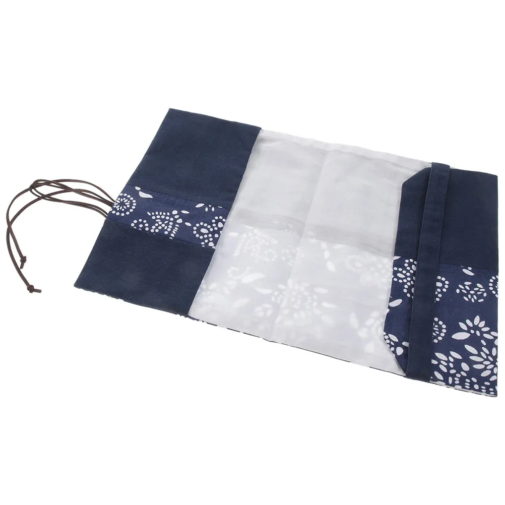 Reusable Book Cover Cloth Sleeve Lightweight Protective Wrap for Books Novels with Edge Protection