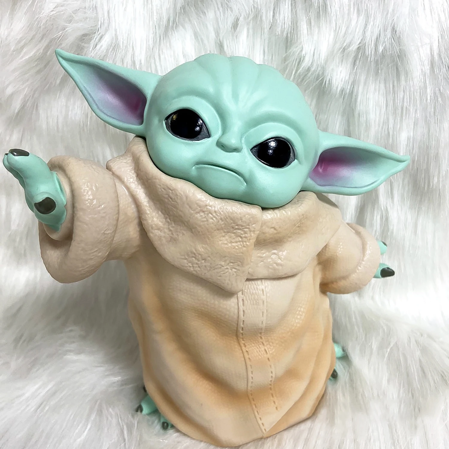 YDDSABER  Baby Yoda is brown  and glows has khakis that glow  Collectable toy figures  Sleep Light