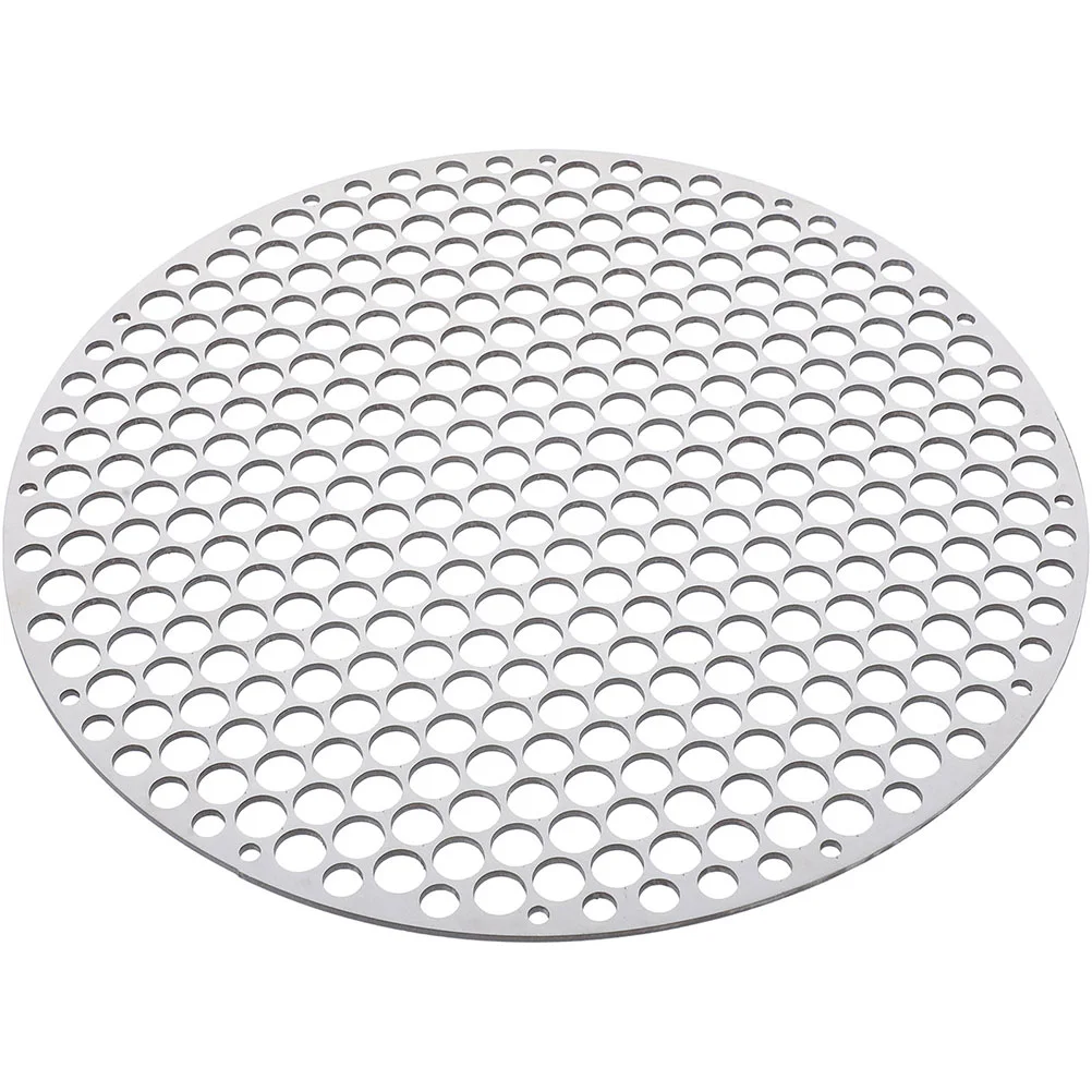 

Pit Stainless Steel Grill Round Barbecue Net Household Grates Baking Mesh Grills