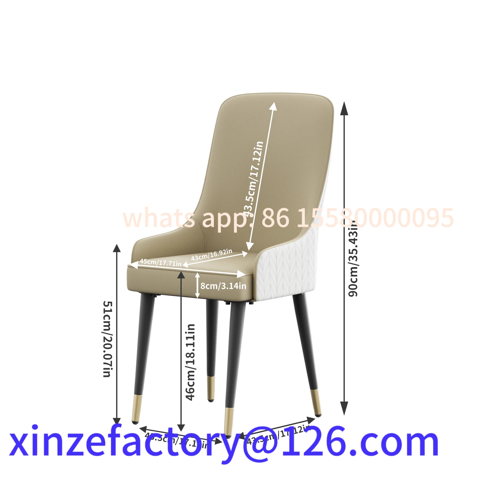 Aanpasbare 2 stuks luxe microvezel leer gestoffeerde eetkamer leeuwenkopklopper ontbijt keukenstoelen