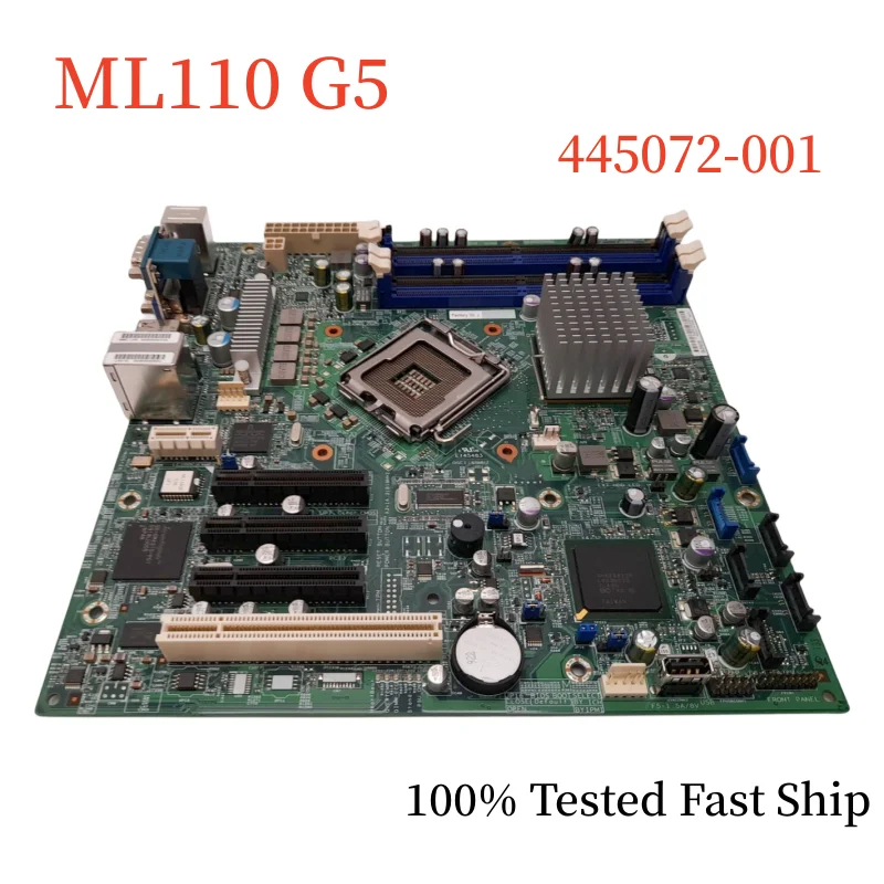 

445072-001 For HP ProLiant ML110 G5 Motherboard 457883-001 LGA775 DDR3 Mainboard 100% Tested Fast Ship