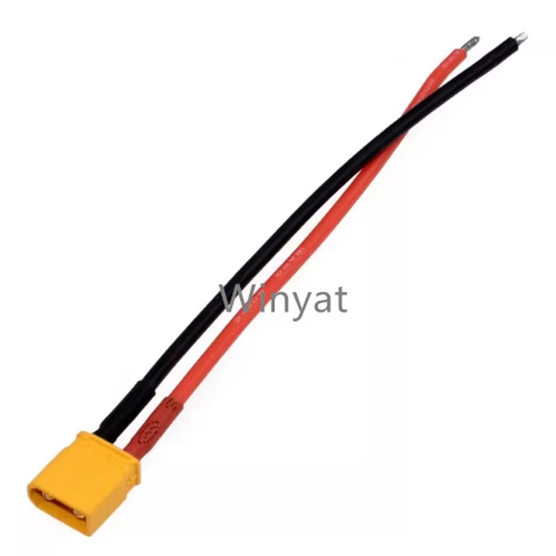 2pcs XT30U-M  XT30 XT30U XT30U-F  Jack With Line18 10cm Long Model aircraft power batteryConnector