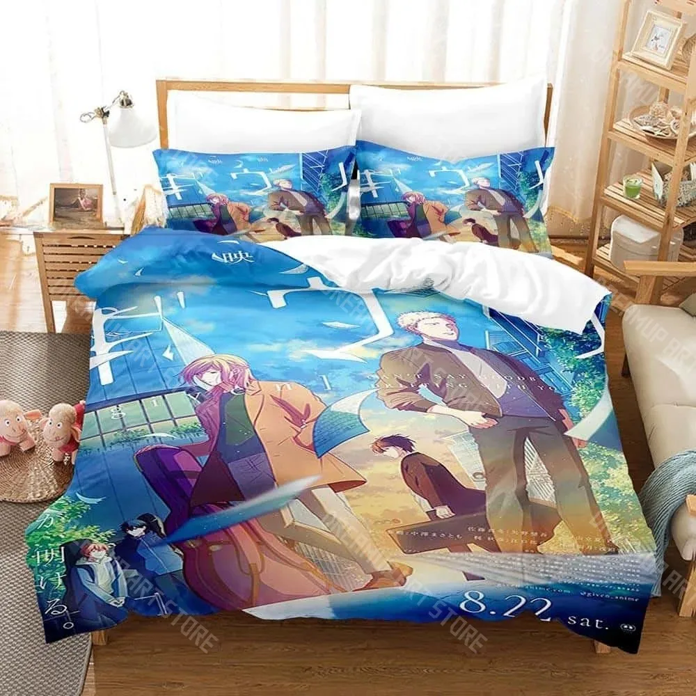 3D Printed Given Anime Bedding Set for Boys Girls Duvet Cover And Pillowcase Included Twin Queen King Full Single Double Sizes