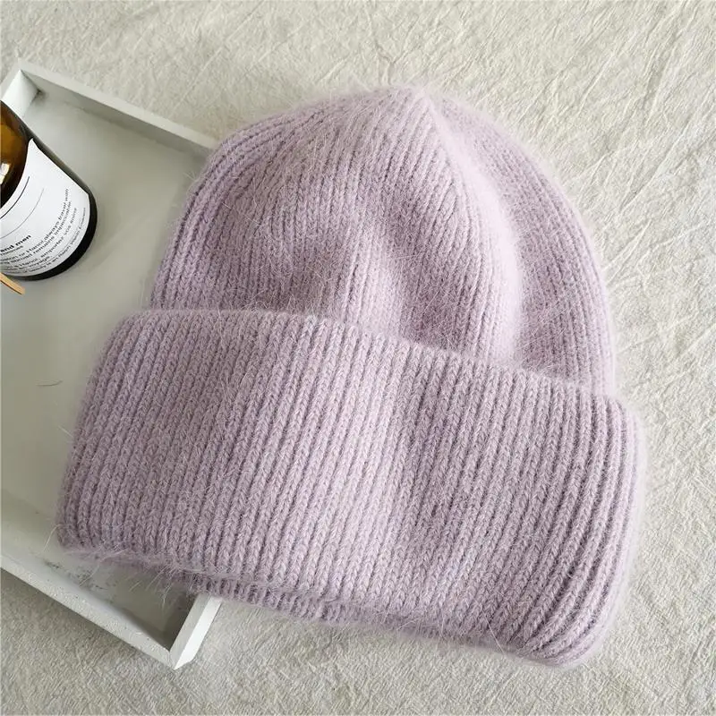 Kalte Mützen für Männer und Frauen, Wintermützen, winddichte Pullover-Strickmützen für Damen, vielseitige und warme Wollmützen – Detail 6