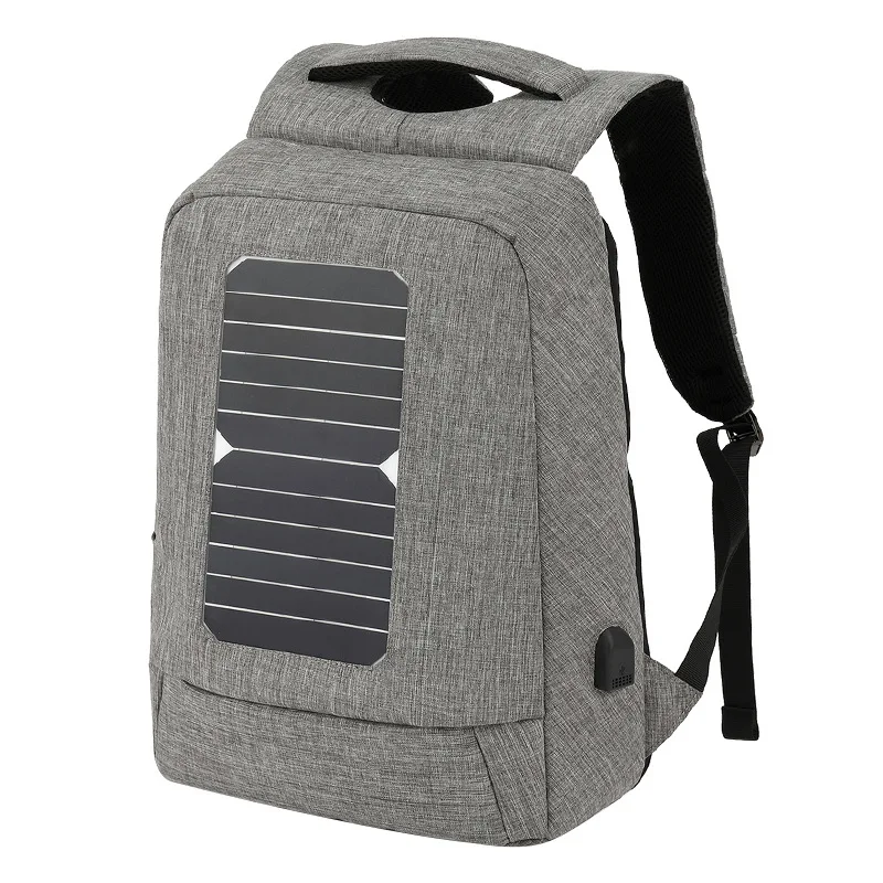

Charging port waterproof travel solar panel outdoor backpack