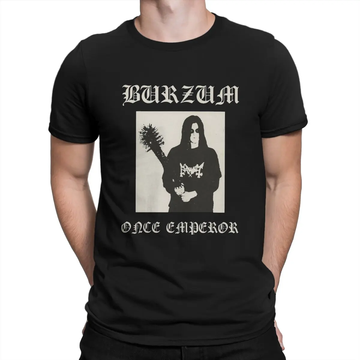 Once Emperor Music Man's TShirt Burzum O Neck Tops 100% Cotton T Shirt Funny High Quality Gift Idea