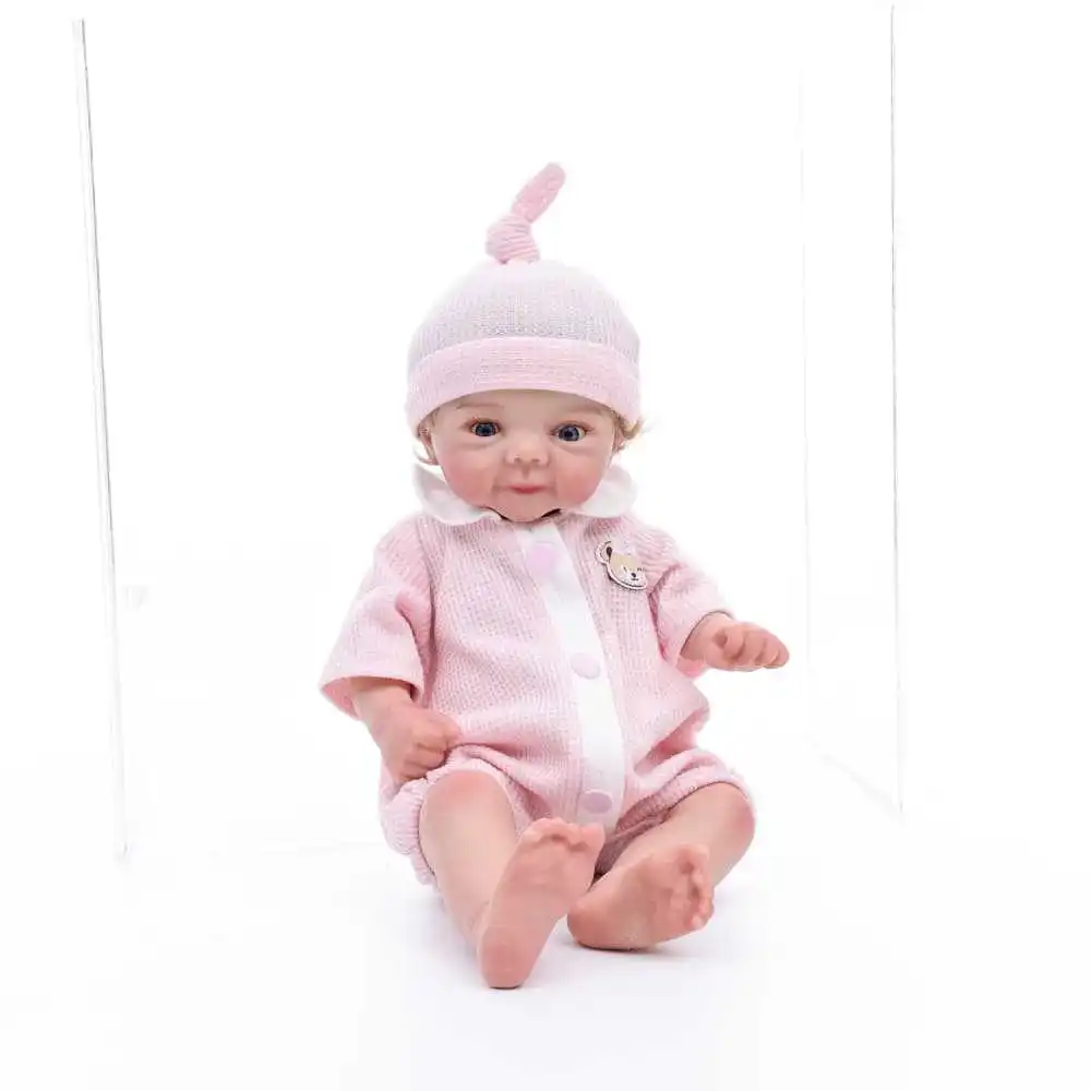 12 Inch Solid Silicone Reborn Baby Doll Toy Simulation Baby Doll