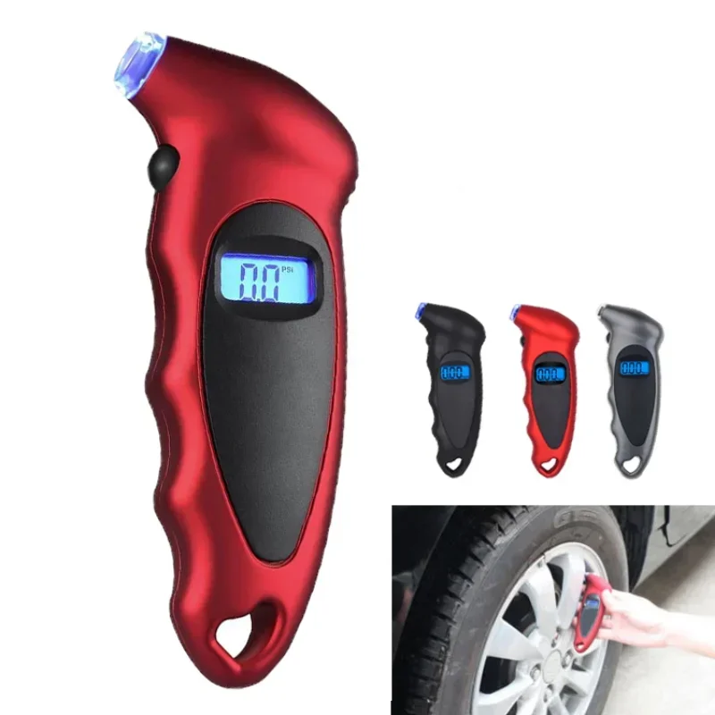 Tire Pressure Gauge Backlight High-precision Digital Tire Pressure Monitoring Car Tyre Air Pressure Gauge Meter LCD Display