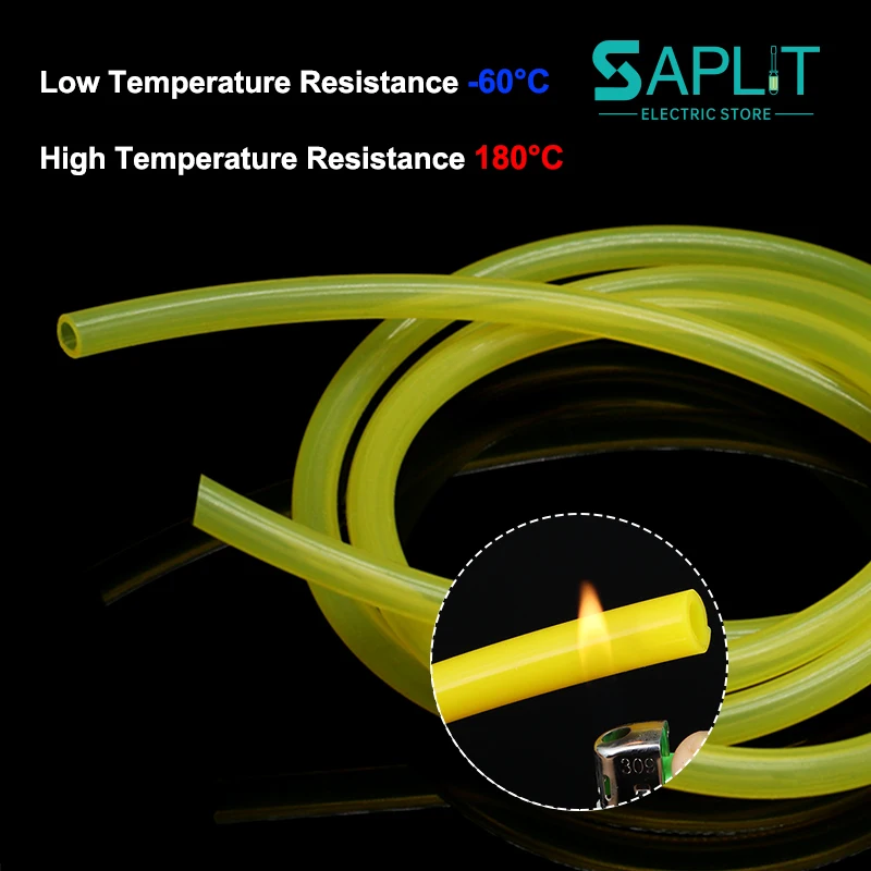 

Silicone Rubber Tube Yellow ID 0.5mm ~ 32mm Flexible Food Grade Nontoxic High Temperature Resistant Drink Water Plumbing Hoses
