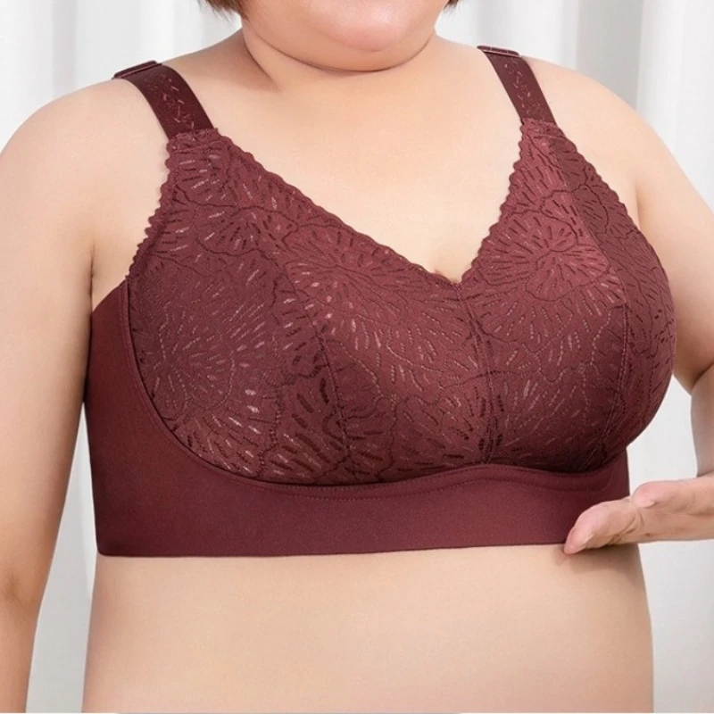 حجم كبير حمالات الصدر مثير رقيقة كوب كامل الملابس الداخلية النسائية سلس الملابس الداخلية رفع البرازيلي الدانتيل أعلى النساء الدهون مم كبيرة الحجم الصدرية امرأة حمالات الصدر