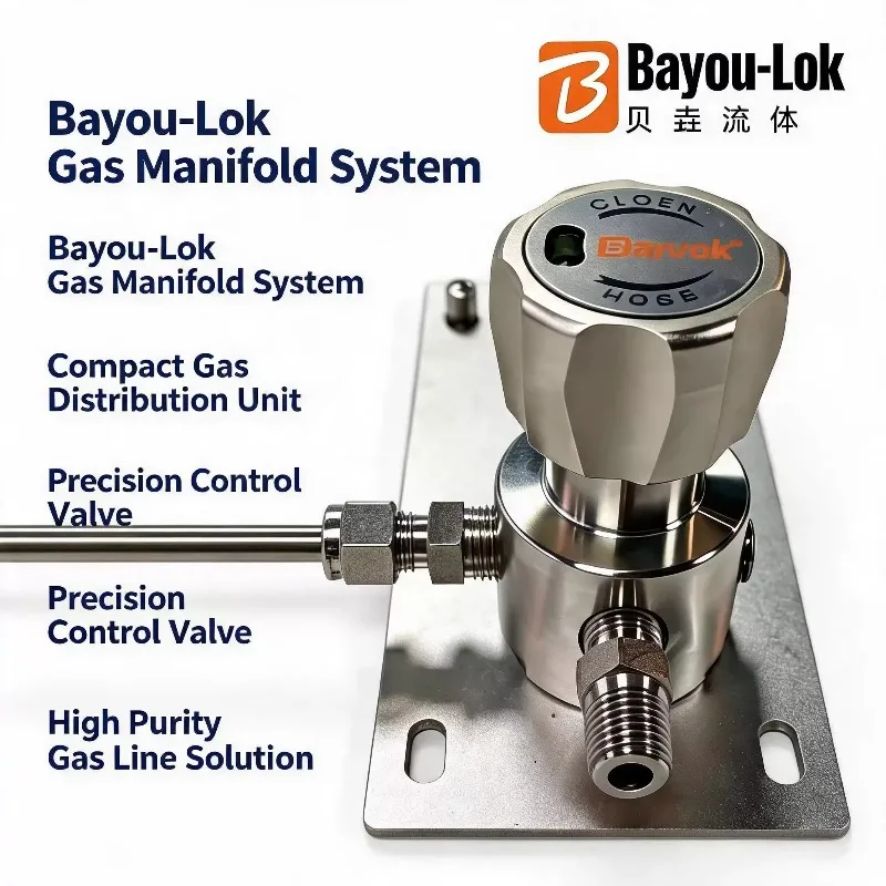 Multi-channel Gas Control Valve Module For Argon CO2 Helium Acetylene SUS316 Stainless Steel High Pressure Gas Regulator