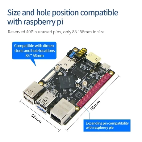 لوحة تطوير العجلات Luban Cat 1S ، ROS Wildfire ، روبوت أوبونتو ، لوح رئيسي متوافق مع Linux RK3566 ، توت العليق Pi 4b #4